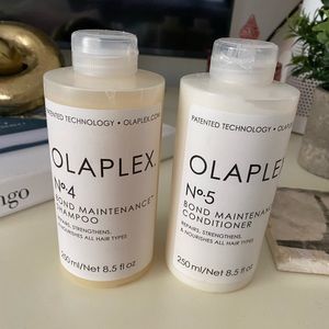 Olaplex no 4 and no 5 bond maintenance shampoo and conditioner. Unopened